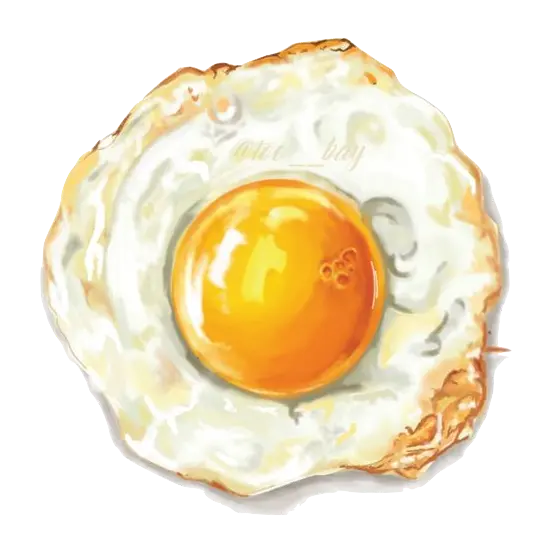 You can see it in the yolk